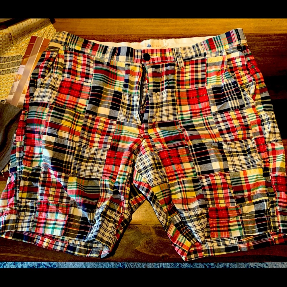 J. Crew Madras Shorts